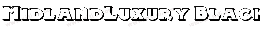 MidlandLuxury Black字体转换